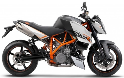 KTM LC8 990 SuperDuke R 2012, Schwarz-Weiss