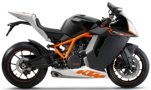 KTM RC8 1190 R 2009, Schwarz-Weiss