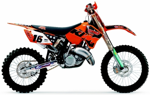 KTM SX 125 Tyla Rattray 2005, Orange