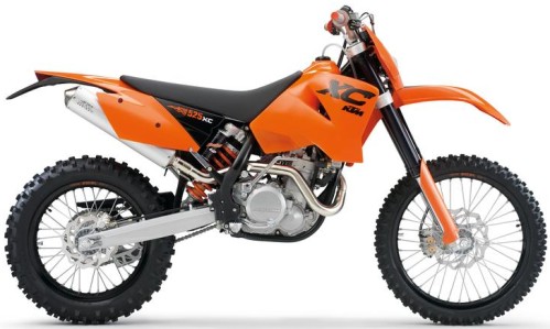 KTM XC 525 Desert Racing 2007, Orange