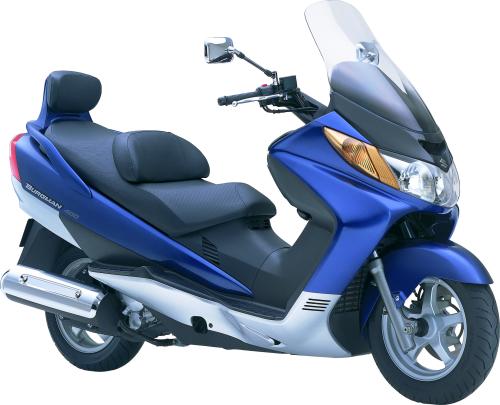 SUZUKI AN 400 2003, Blau-Silber
