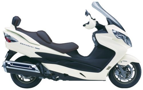 SUZUKI AN 400 ZA 2009, Weiss