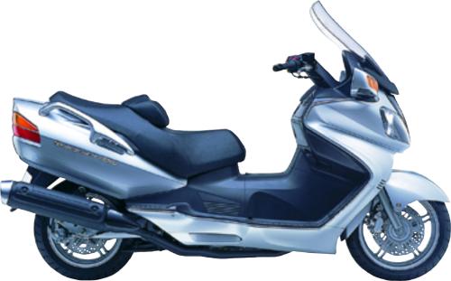 SUZUKI AN 650 2003, Silber