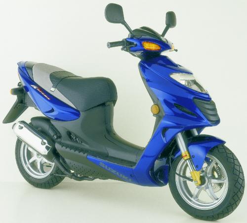 SUZUKI AY 50 2003, Blau