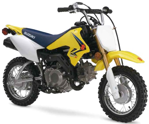 SUZUKI DR-Z 70 2008, Gelb