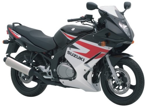 SUZUKI GS 500 F 2005, Schwarz-Silber