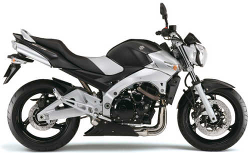 SUZUKI GSR 600 / A 2007, Schwarz Matt