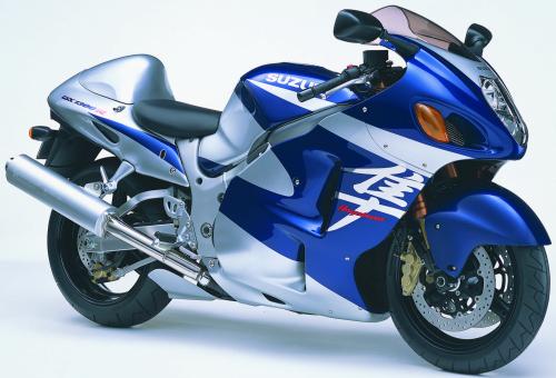 SUZUKI GSX 1300 R 2003, Blau-Silber