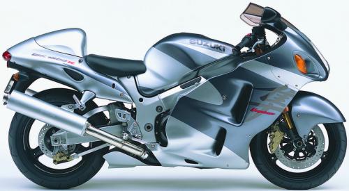 SUZUKI GSX 1300 R 2003, Silber-Grau