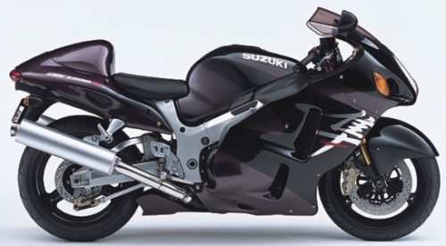 SUZUKI GSX 1300 R 2004, Schwarz-Purple