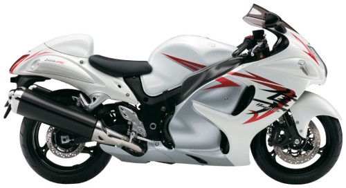 SUZUKI GSX 1300 R 2008, Weiss-Silber