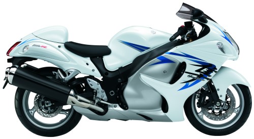 SUZUKI GSX 1300 R 2009, Weiss-Silber