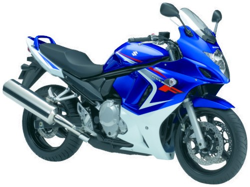 SUZUKI GSX 650 F 2008, Blau-Weiss