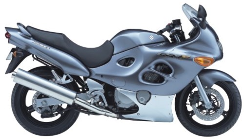 SUZUKI GSX 750 F 2005, Silber-Grau