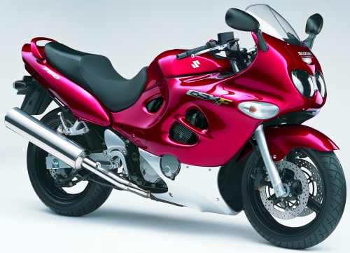 SUZUKI GSX 750 F 2006, Rot-Silber
