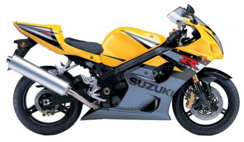 SUZUKI GSX-R 1000 2004, Gelb-Grau