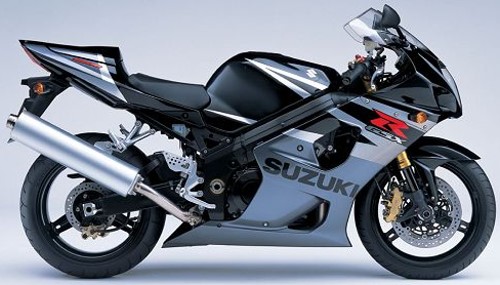 SUZUKI GSX-R 1000 2004, Schwarz-Grau