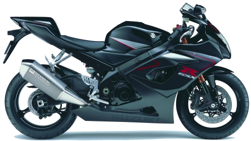 SUZUKI GSX-R 1000 2006, Schwarz-Schwarz Matt