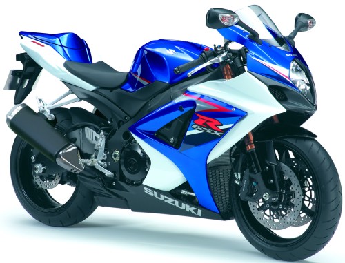 SUZUKI GSX-R 1000 2007, Blau-Weiss