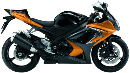 SUZUKI GSX-R 1000 2008, Schwarz-Gold
