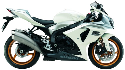 SUZUKI GSX-R 1000 2009, Weiss-Silber