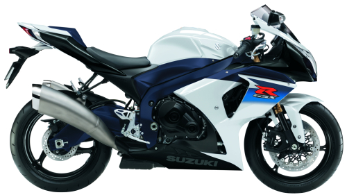 SUZUKI GSX-R 1000 2010, Weiss-Blau