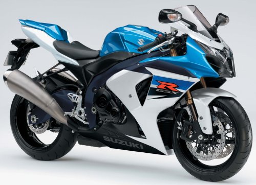 SUZUKI GSX-R 1000 2011, Blau-Weiss