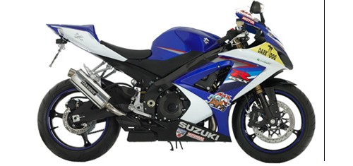 SUZUKI GSX-R 1000 Power Max 2007, Blau-Weiss