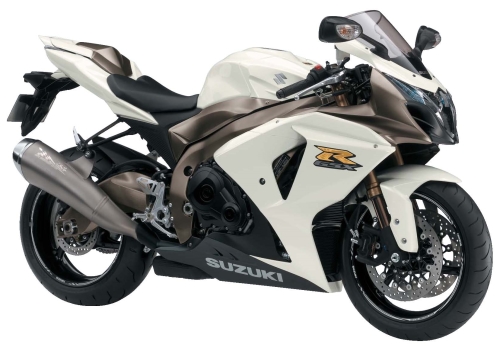 SUZUKI GSX-R 1000 Z 2010, Weiss-Silber