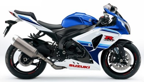 SUZUKI GSX-R 1000 ZA 2016, Blau-Weiss