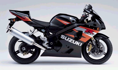 SUZUKI GSX-R 600 2004, Schwarz-Kupfer