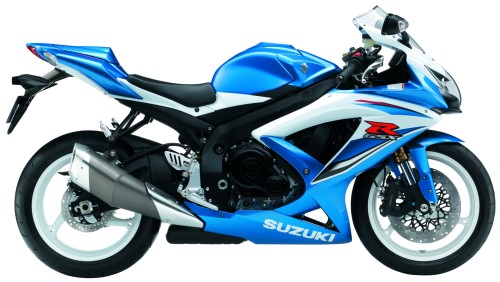 SUZUKI GSX-R 600 2009, Blau-Weiss