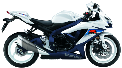 SUZUKI GSX-R 600 2010, Weiss-Blau