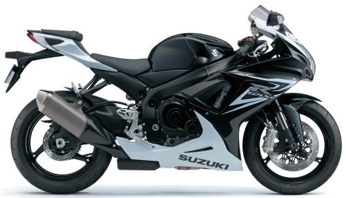 SUZUKI GSX-R 600 2014, Weiss-Schwarz