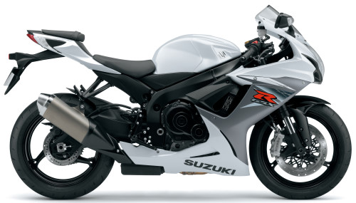 SUZUKI GSX-R 600 2015, Weiss-Grau