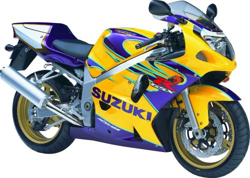 SUZUKI GSX-R 600 Z, Blau-Weiss