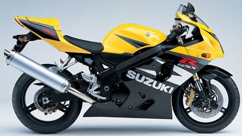 SUZUKI GSX-R 750 2004, Gelb