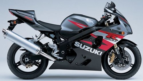 SUZUKI GSX-R 750 2004, Schwarz