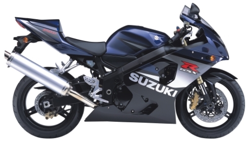 SUZUKI GSX-R 750 2005, Blau-Schwarz
