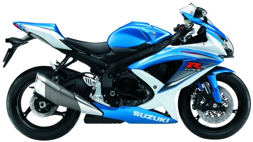 SUZUKI GSX-R 750 2009, Blau-Weiss