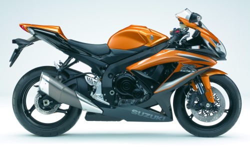 SUZUKI GSX-R 750 2009, Schwarz-Gold