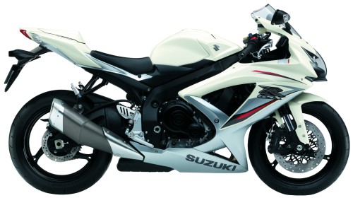 SUZUKI GSX-R 750 2009, Weiss-Silber