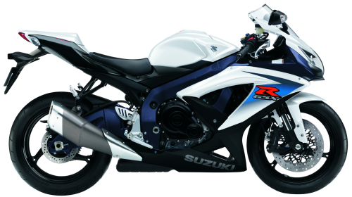 SUZUKI GSX-R 750 2010, Weiss-Blau