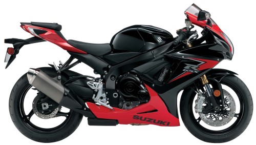 SUZUKI GSX-R 750 2014, Schwarz-Rot