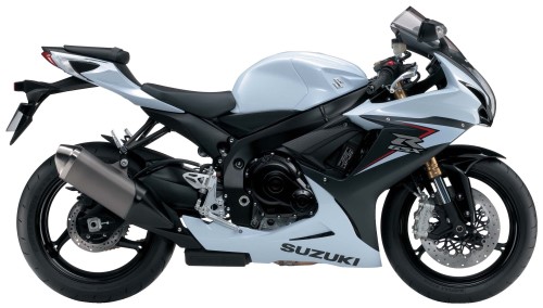 SUZUKI GSX-R 750 2014, Schwarz-Weiss