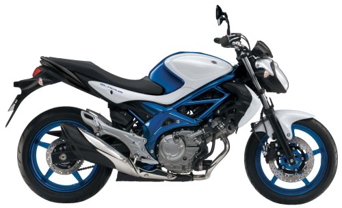 SUZUKI SVF 650 A 2012, Weiss-Blau