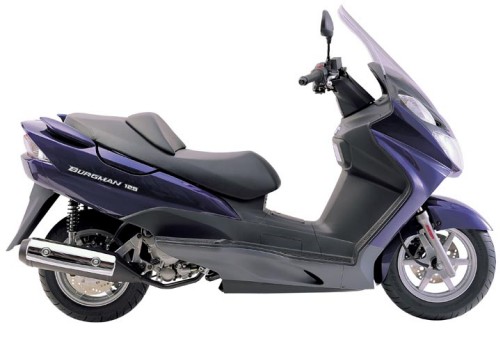 SUZUKI UH 125 2004, Blau