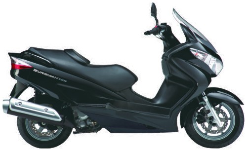 SUZUKI UH 125 2007, Schwarz