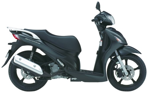 SUZUKI UX 150 2008, Schwarz Matt