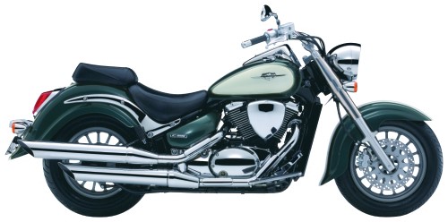 SUZUKI VL 800 CC 2009, Gr�n-Weiss